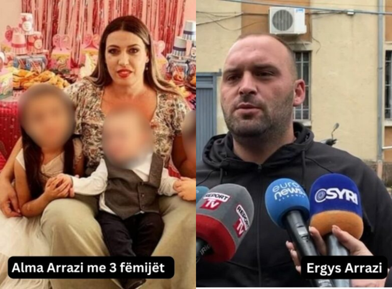 Ergys Arazi mohon dhunën: Nuk e kam idenë pse e mori këtë veprim kriminal bashkëshortja ime me tre fëmijë