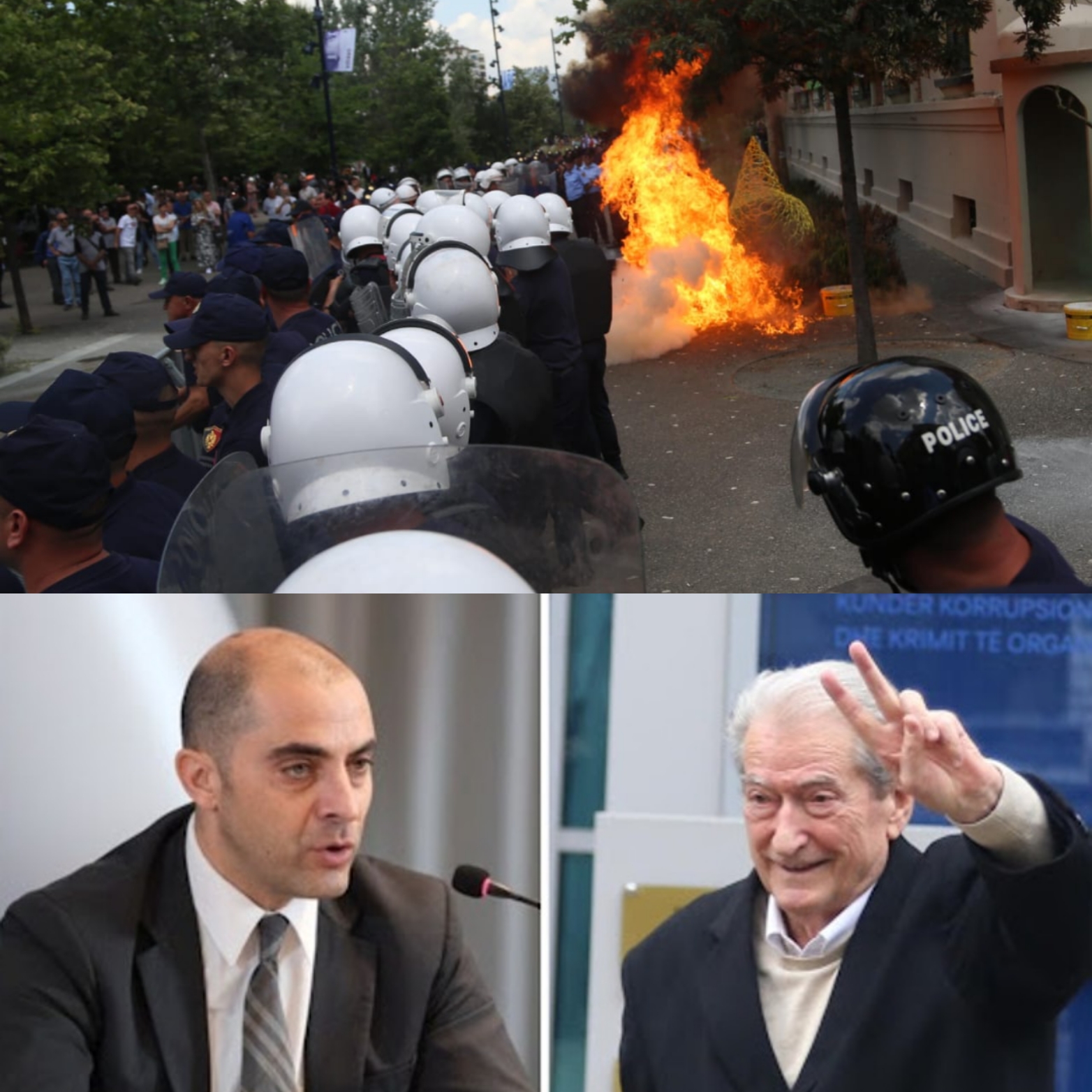 “Rama urdhëroj dhunën ndaj avokatit, molotov kundër medias dhe policisë, sulmi ndaj gazetarëve dhe organizatave meidatike”, a po kërkon Berisha për ndonjë viktimë? “Rama urdhëroj dhunën ndaj avokatit, molotov kundër medias dhe policisë, sulmi ndaj gazetarëve dhe organizatave meidatike”, a po kërkon Berisha për ndonjë viktimë?