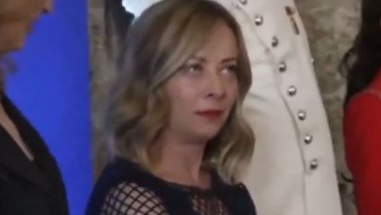 VIDEO/ Shikoni reagimin e Giorgia Melonit kur takon Emmanuel Macron VIDEO/ Shikoni reagimin e Giorgia Melonit kur takon Emmanuel Macron