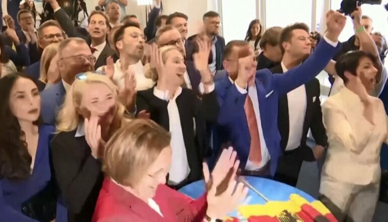 Ekstremi i djathtë trondit Europën, Macron e Scholz pësojnë humbje drastike Ekstremi i djathtë trondit Europën, Macron e Scholz pësojnë humbje drastike