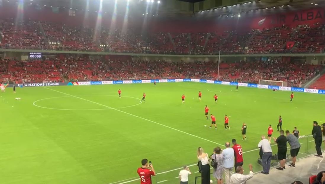 A mund të fitohet pa asnjë gjuajtje në portë? “Fortesa” Air Albania bie me një supergol: Gjeorgjia mposht 0-1 Shqipërinë në Tiranë! A mund të fitohet pa asnjë gjuajtje në portë? “Fortesa” Air Albania bie me një supergol: Gjeorgjia mposht 0-1 Shqipërinë në Tiranë!
