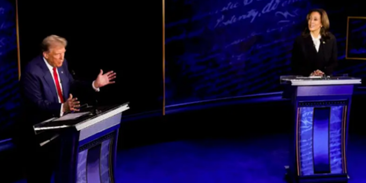 67.1 milionë shikues ndoqën debatin Harris-Trump, si u ndanë pikët mes kandidatëve 67.1 milionë shikues ndoqën debatin Harris-Trump, si u ndanë pikët mes kandidatëve