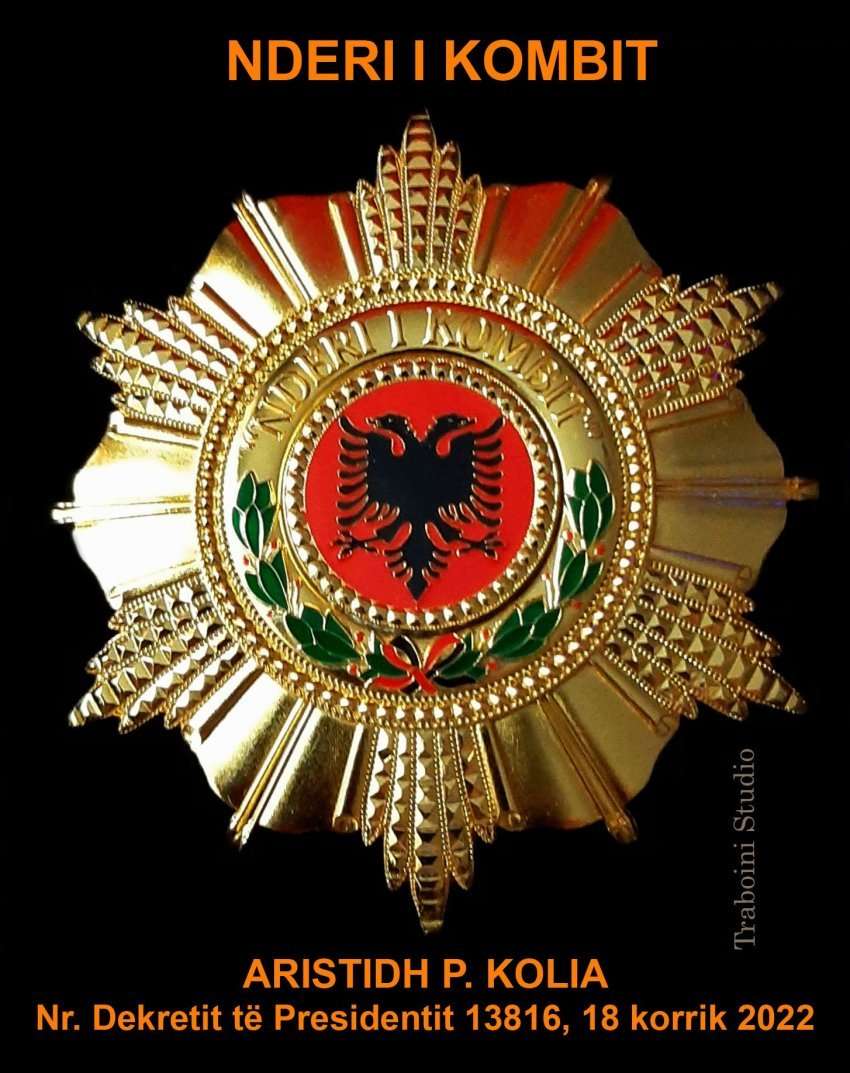 Në kërkim të një bashkimi Kombëtar! Në kujtim të patriotit të madh  “Nderi i Kombit” Aristidh Kola që nuk ndali së kërkuari