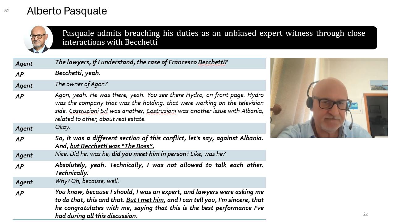 VIDEO/ Eksperti që ndihmoi Becchettin në Arbitrazh: Gënjeva me raportin, Agon Channel do të falimentonte VIDEO/ Eksperti që ndihmoi Becchettin në Arbitrazh: Gënjeva me raportin, Agon Channel do të falimentonte