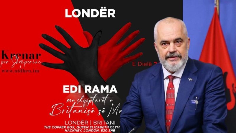 Turi me diasporën, kryeministri Rama sot takim me shqiptarët e Londrës Turi me diasporën, kryeministri Rama sot takim me shqiptarët e Londrës