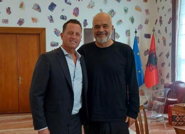 “Thaçi dhe të tjerët po mbahen pengë nga Specialja”: Grenell I Trump shpërndan deklaratën e Edi Ramës “Thaçi dhe të tjerët po mbahen pengë nga Specialja”: Grenell I Trump shpërndan deklaratën e Edi Ramës