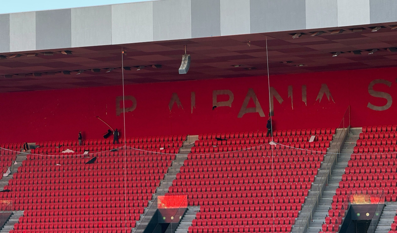 Arena e Kombëtares është gati për emrin e ri: Fshihet emri “Air Albania” Arena e Kombëtares është gati për emrin e ri: Fshihet emri “Air Albania”