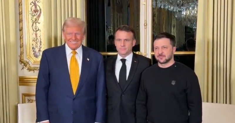 Takim trepalësh në Elysee mes Trump, Macron dhe Zelensky Takim trepalësh në Elysee mes Trump, Macron dhe Zelensky