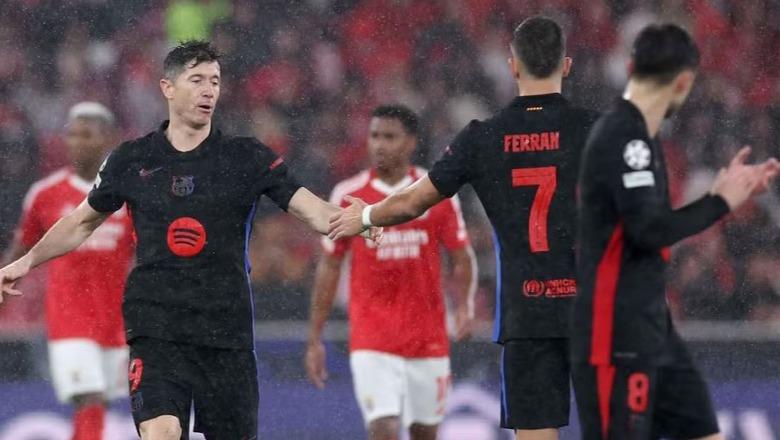 Champions League: Dramë në limite, Barcelona përmbys 4-5 Benficën! Bologna mposht Dortmundin, tri pikë për Liverpoolin e Atl. Madrid! Juventusi një zhgënjim