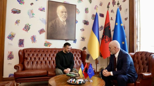 Ja çfarë bisedoi sot Rama me presidentin e Ukrainës, Zelensky