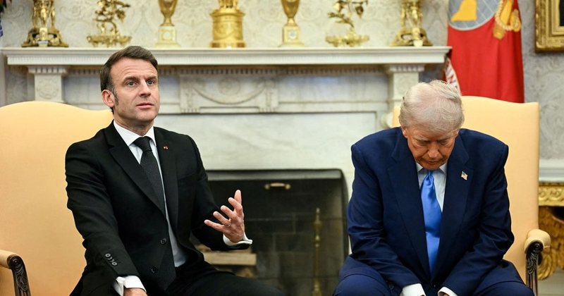 Donald Trump ul kokën, Macron ngre zërin në Shtëpinë e Bardhë për Ukrainën Donald Trump ul kokën, Macron ngre zërin në Shtëpinë e Bardhë për Ukrainën