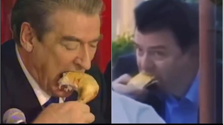 VIDEO/ Plaku i vitit të vjetër Sali me thesin  plot me… mashtrime: I shqetësuar pse shqiptarët s’po hanë mish: Dikur dyqanet rrinin plot, tani vetëm në festa! Do fal gjobat dhe legalizime që s’i bëra dot më 2005-2013