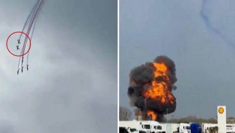 VIDEO/ Aksident ajror në Francë, momenti kur 2 avionë luftarakë përplasen në qiell