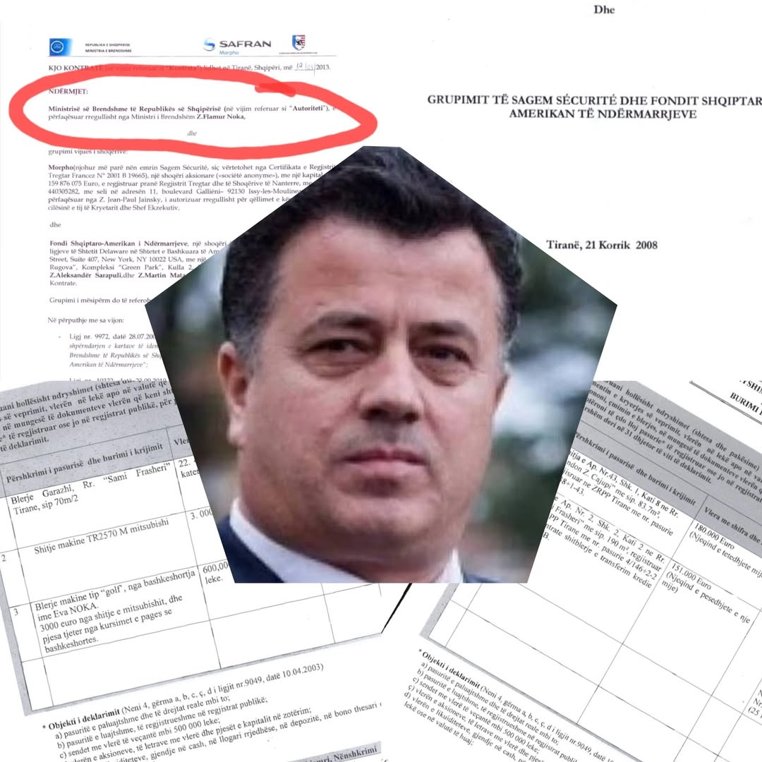 I tregoi Dumanit briskun, SPAK thellon hetimet për Flamur Nokën, sekustron kontratën e koncensionit të pasaportava që firmosi kur ishte ministër i Brendshëm