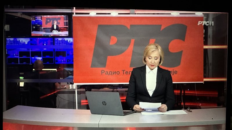 Provokacija! Kuq e zi në televizionin serb… Provokacija! Kuq e zi në televizionin serb…