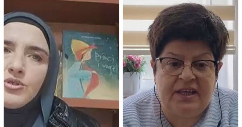 Një mësuese që duhet larguar urgjent nga sistemi arsimor! “Vaksinat kanë mish derri, nuk e lejon feja”! Mësuesja myslimane akuzon mjeken: Je bashkëpunëtore në krim se… vaksinon fëmijët Një mësuese që duhet larguar urgjent nga sistemi arsimor! “Vaksinat kanë mish derri, nuk e lejon feja”! Mësuesja myslimane akuzon mjeken: Je bashkëpunëtore në krim se… vaksinon fëmijët