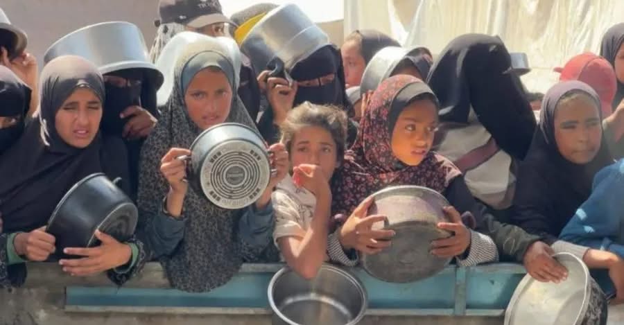 Çnjerëzore në Gaza: Fëmijët e vegjël përleshen me njëri-tjetrin për një pjatë supë! Bota lejon mizorinë