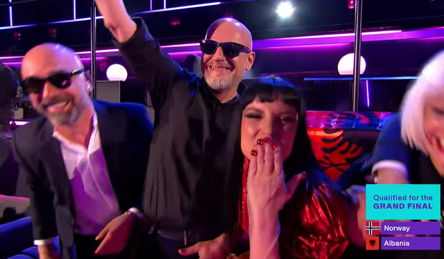 Shqipëria kualifikohet në finalen e Eurovision 2025, Shkodra Elektronike shkëlqen në skenën europiane Shqipëria kualifikohet në finalen e Eurovision 2025, Shkodra Elektronike shkëlqen në skenën europiane