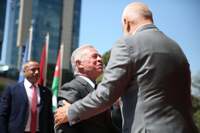 Rama ndan fotot nga takimi me Mbretin e Jordanisë: Monark i respektuar botërisht dhe mik i çmuar