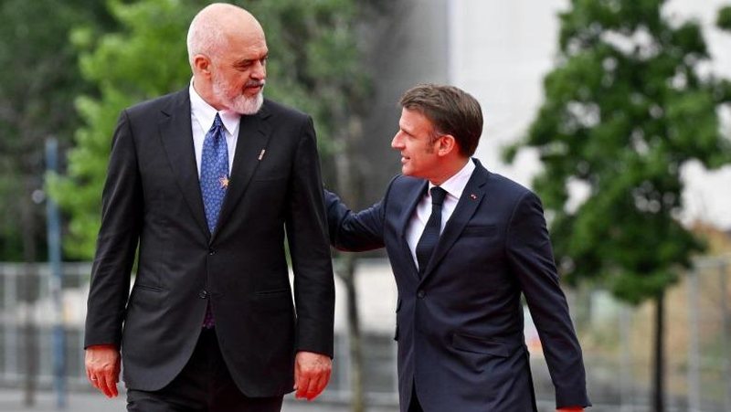 VIDEO/ Rama pret Macron në Kryeministri