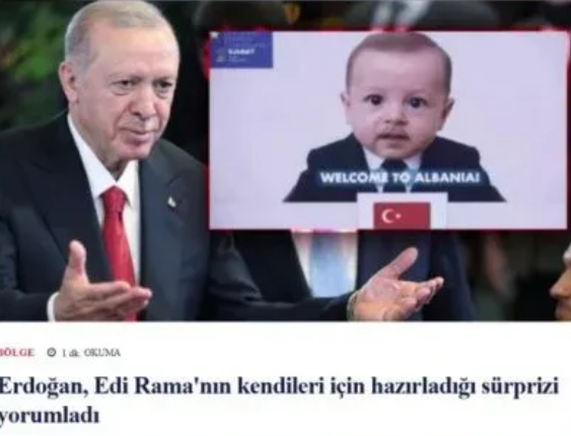 Videoja e liderëve europianë me IA në samitin në Tiranë, Erdogan i “magjepsur”: Shqipëria bëri diçka interesante në prezantim