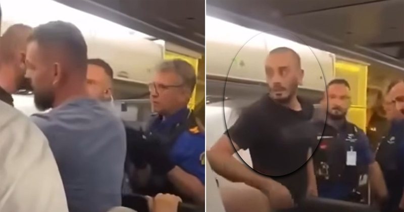 ViIDEOå/ “Ta dh**fsha surratin o me m*t”! Kosovari tenton të hapë derën e avionit që fluturonte nga Zvicra, udhëtarët i hidhen sipër dhe e ndalojnë