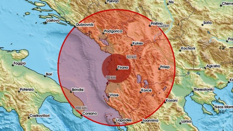 Tërmet 4.4 ballë në Tiranë në 05:05 të mëngjesit në mbrëmje një tjetër termet Tërmet 4.4 ballë në Tiranë në 05:05 të mëngjesit në mbrëmje një tjetër termet