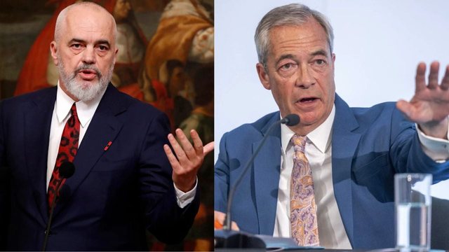 Përplasja për emigrantët, Farage pretendon se e ka fituar bastin me Ramën Përplasja për emigrantët, Farage pretendon se e ka fituar bastin me Ramën