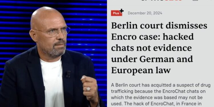 Të dhënat e Sky ECC dhe Enchrochat, janë të papërdorshme! E thotë gjermani këtë! Të dhënat e Sky ECC dhe Enchrochat, janë të papërdorshme! E thotë gjermani këtë!