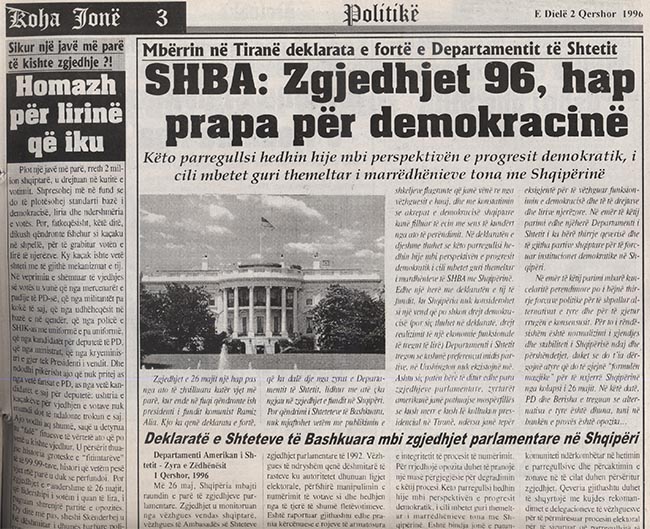Sara Mile ka moshën e vjedhjes së votave nga “gjysh” Saliu Sara Mile ka moshën e vjedhjes së votave nga “gjysh” Saliu