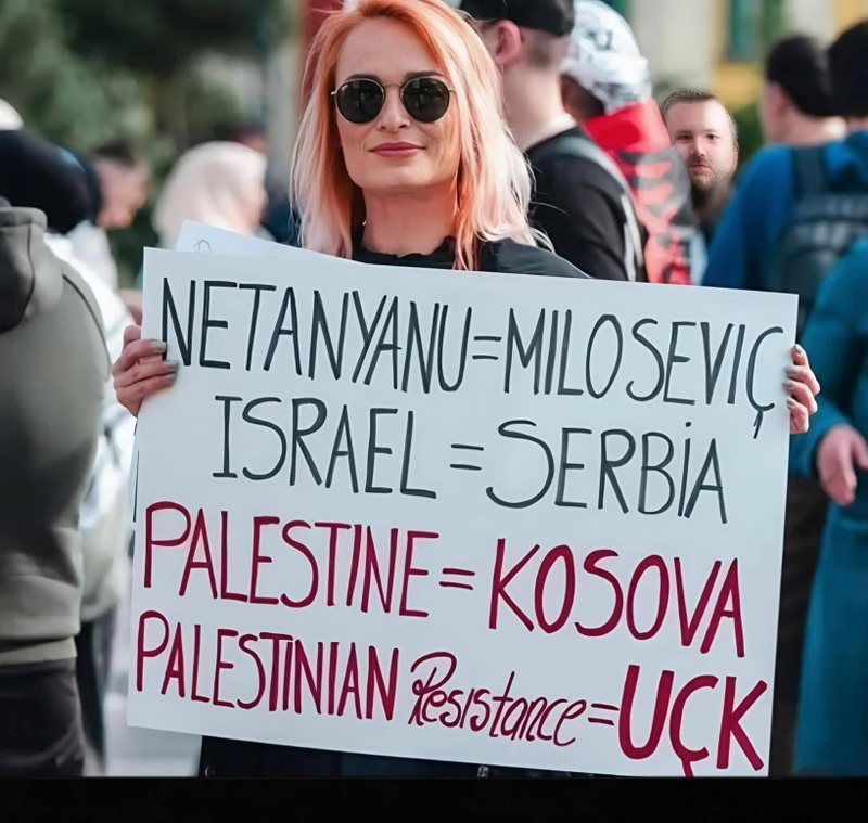 Shpërthen Evi Kokalari: Protesta në Tiranë, nga llumi i krijuar nga Vëllazeria Myslimane, që barazon Palestinën me Kosovën! Çfarë i bashkon myslimanët, Xheni Karajn dhe Gretën që bëhen bashkë?