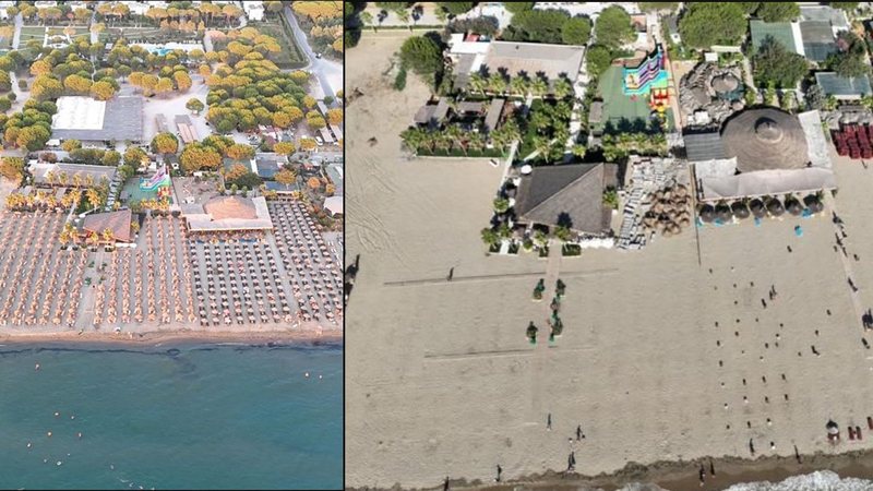 Rama poston fotot nga Gjiri i Lalzit: E gdhinë si zaptues me qindra çadra dhe e ngrysën të përzënë me duar në xhepa