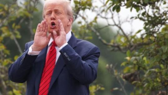 VIDEO/ Gazetarët e pyesin se çfarë po bënte në majë të çatisë së Shtëpisë së Bardhë, Trump: Do vendos raketa bërthamore!
