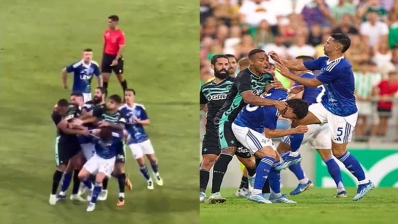 VIDEO/ Grushta dhe dhunë në ‘armiqësoren’ Betis – Como, sfida mbyllet me dy kartona të kuq