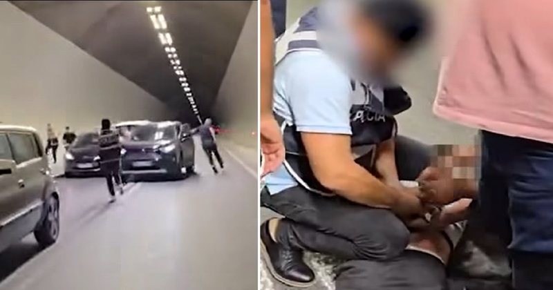 VIDEO/ Aksioni si nëpër filma i Policisë, në tunelin e Murrizit VIDEO/ Aksioni si nëpër filma i Policisë, në tunelin e Murrizit