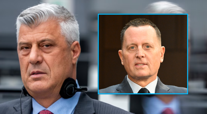 Grenell: Thaçi është peng i Speciales, akuzat janë çmenduri politike Grenell: Thaçi është peng i Speciales, akuzat janë çmenduri politike