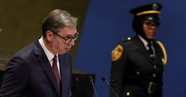 Vuçiç para gjithë botës në OKB flet përçartë: Kosova është pjesë e pandashme e Serbisë! Vuçiç para gjithë botës në OKB flet përçartë: Kosova është pjesë e pandashme e Serbisë!