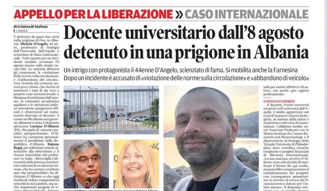 Si ka përfunduar profesori i famshëm italian në burgun e Fierit: Incidenti që mund të kthehet në një çështje ndërkombëtare