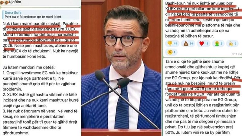 Firmat piramidale online: Braçe publikon justifikimet e agjentit të “XUEX”