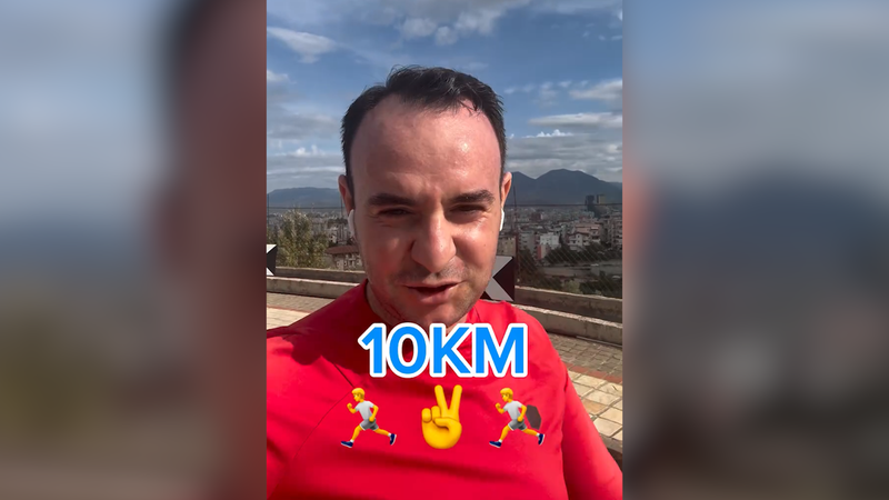 VIDEO/ Pas vetëshpalljes kandidat për Tiranën, Balliu Junior fillon stërvitjen: Gati për fitore, 10 Km VIDEO/ Pas vetëshpalljes kandidat për Tiranën, Balliu Junior fillon stërvitjen: Gati për fitore, 10 Km