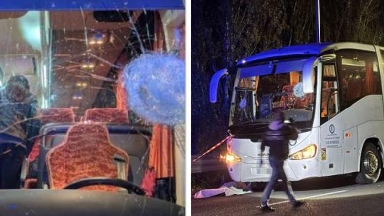 Itali/ Sulmohet me gurë autobusi që transportonte tifozët e basketbollit të Pistoias, ndërron jetë shoferi