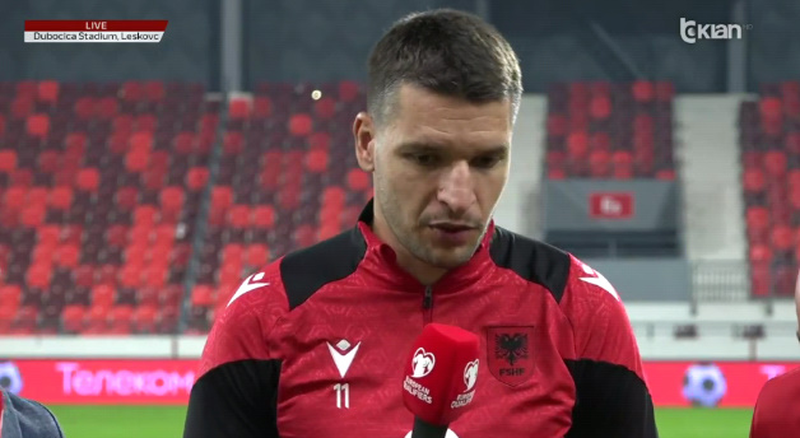 Bashkëshortja serbe më uroi e para pas ndeshjes! Gjimshiti: Dhamë gjithçka në fushë për këtë fitore