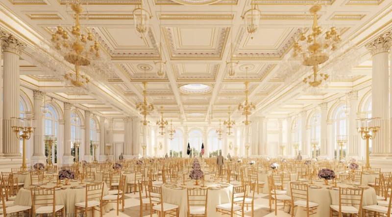 Trump i jep Shtëpisë së Bardhë pamje superluksoze: Ar, llustra dhe një sallë gjigante balloje