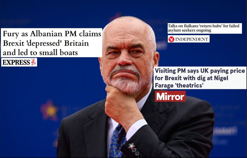 Mediat britanike zemërohen me Ramën