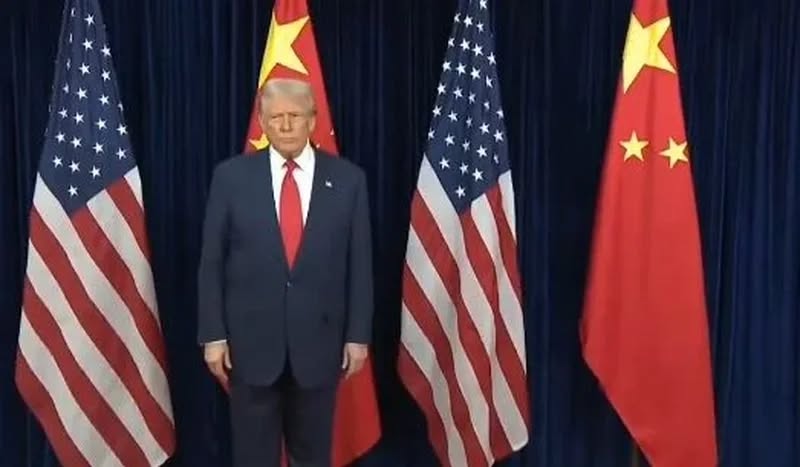 VIDEO/ Presidenti kinez e la Trumpin në pritje para gazetarëve, shpërthejnë reagimet në rrjetet sociale