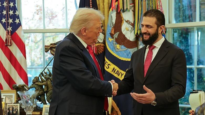 Trump takohet me Al-Sharah dhe pezullon sanksionet ndaj Sirisë për 180 ditë të tjera: Kam besim te ai Trump takohet me Al-Sharah dhe pezullon sanksionet ndaj Sirisë për 180 ditë të tjera: Kam besim te ai