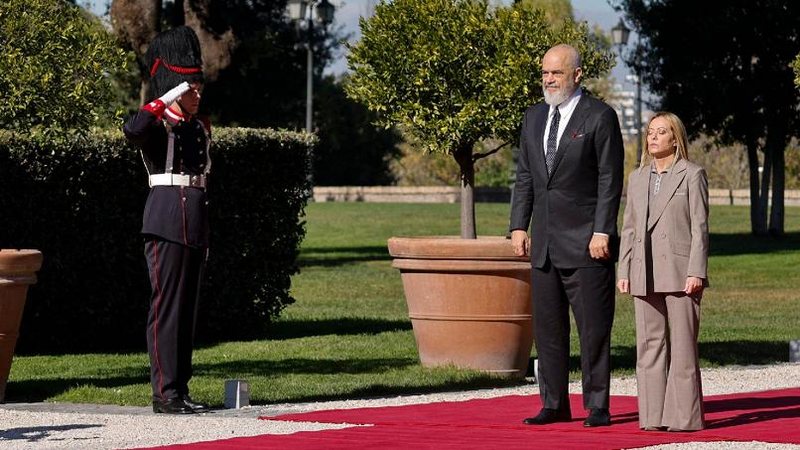 VIDEO/ Ja si u prit Rama në Romë VIDEO/ Ja si u prit Rama në Romë