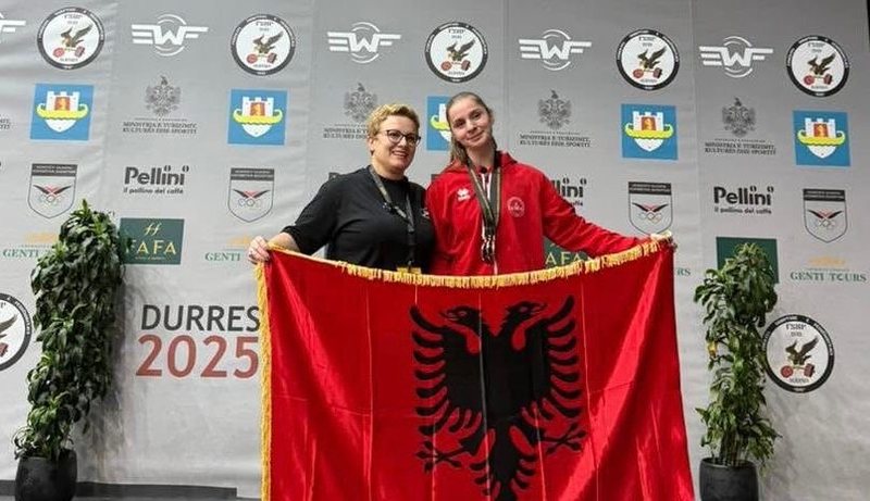 Vajza fantastike durrsake Enkileda Carja, kampione e trefishtë e Europës!