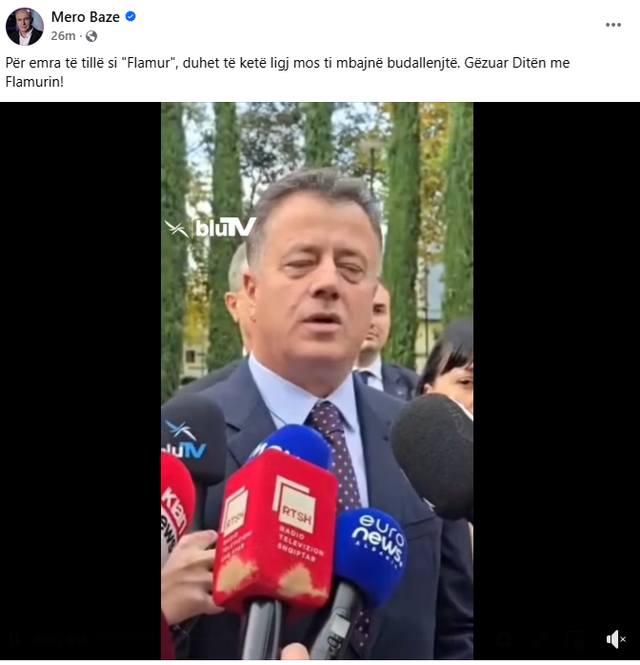 Ironia e gazetarits: Emrin “Flamur” duhet të ketë ligj të mos i mbajnë budallenjtë Ironia e gazetarits: Emrin “Flamur” duhet të ketë ligj të mos i mbajnë budallenjtë