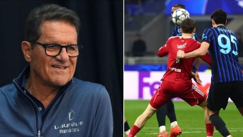 Penalltia që solli humbjen e Interit në Champions, Capello: Një turp, mbajtje si ajo shihen në çdo goditje këndi Penalltia që solli humbjen e Interit në Champions, Capello: Një turp, mbajtje si ajo shihen në çdo goditje këndi